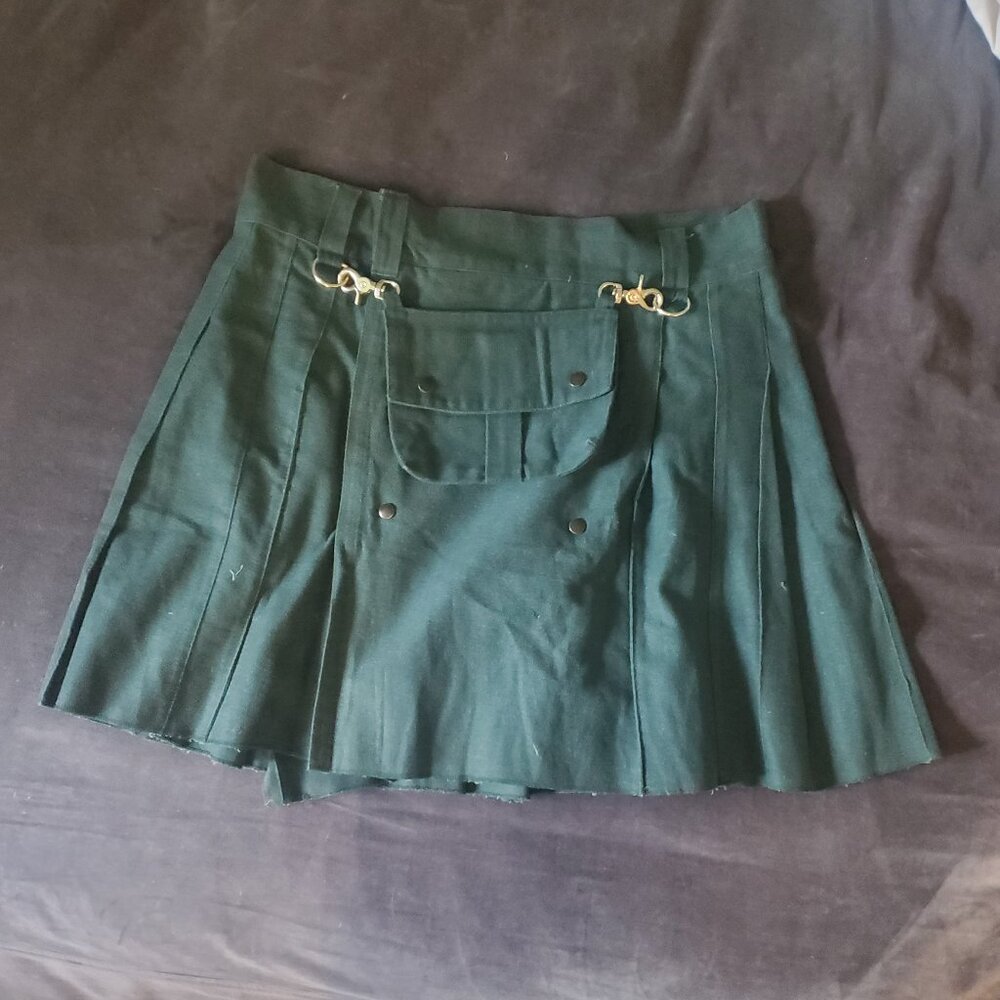 AmeriKilt - Original American Made Contemporary Forest Green Utility Kilt